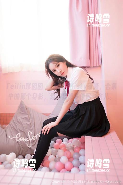 Feilin嗲囡囡 - 红裙与Misty萌晰，合集中的那个身影，逗得我想多停留一会儿。