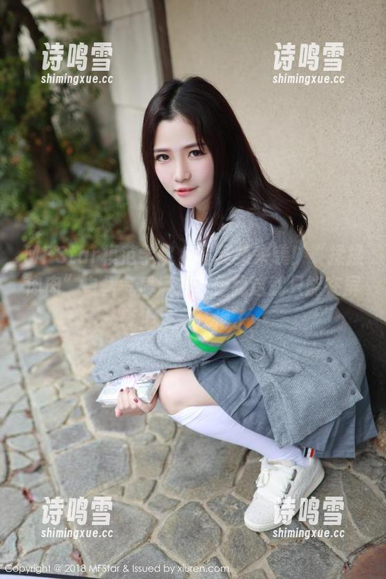 MFStar模范学院 - 写真集来袭！“揉揉肉肉”白裙气质满分，但我这就只能在屏幕上呆呆忏悔了…