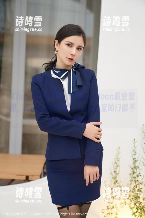 Xiuren秀人网 - 新增伊一Moon职业装图，原图一出我只想说，办公室的门能不能保住我的心。