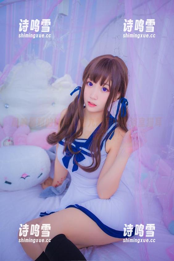 敲响福利的钟声！猫九酱和她的浴室猫耳图集，让你乐开怀！