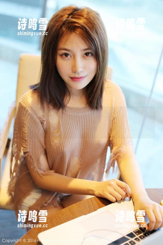 美媛馆 - 唐琪儿Beauty的黑白写真，精选出乎意料的“高颜值”小心心！